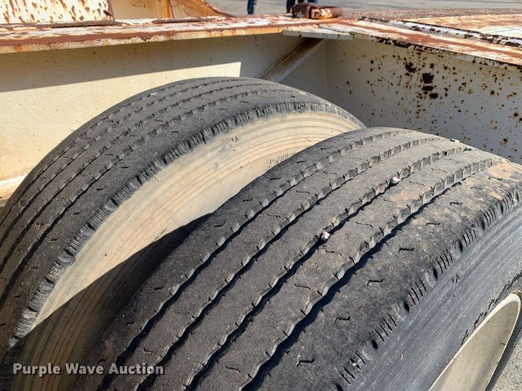 image for item LI9136 1996 Load  lowboy equipment trailer