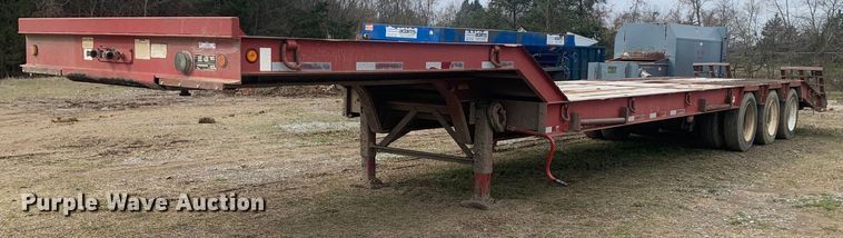 image for item LI9158 2007 Viking VFD46R16F40T  drop deck equipment trailer