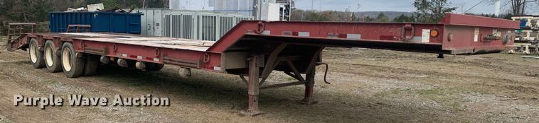 image for item LI9158 2007 Viking VFD46R16F40T  drop deck equipment trailer