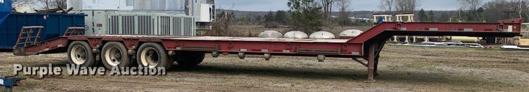 image for item LI9158 2007 Viking VFD46R16F40T  drop deck equipment trailer