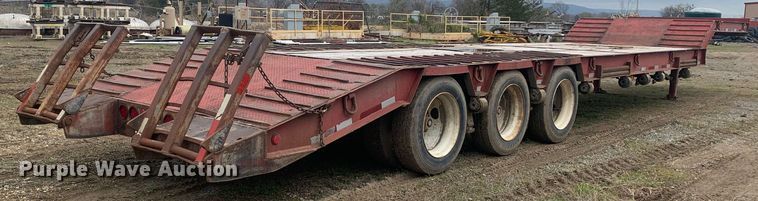 image for item LI9158 2007 Viking VFD46R16F40T  drop deck equipment trailer