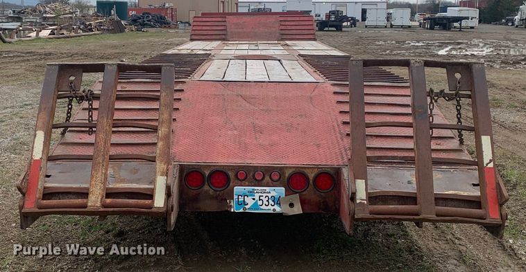 image for item LI9158 2007 Viking VFD46R16F40T  drop deck equipment trailer