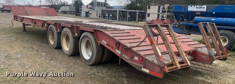 image for item LI9158 2007 Viking VFD46R16F40T  drop deck equipment trailer