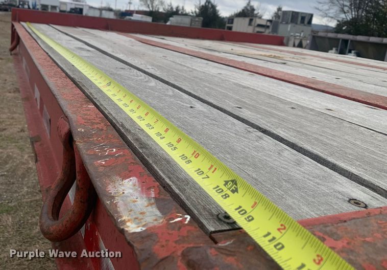 image for item LI9158 2007 Viking VFD46R16F40T  drop deck equipment trailer