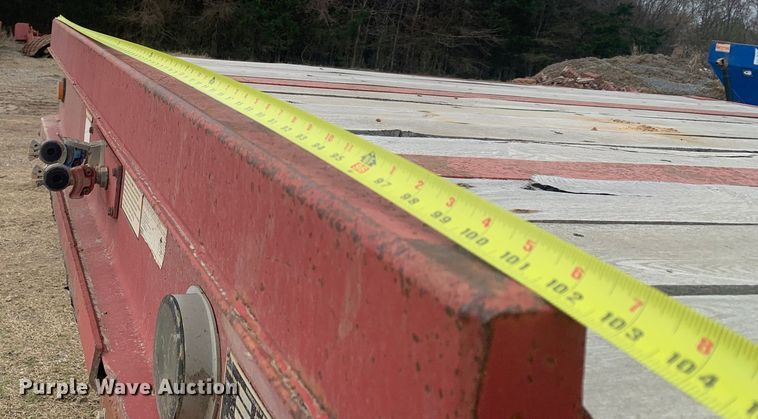 image for item LI9158 2007 Viking VFD46R16F40T  drop deck equipment trailer