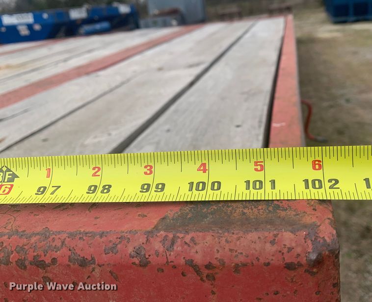 image for item LI9158 2007 Viking VFD46R16F40T  drop deck equipment trailer