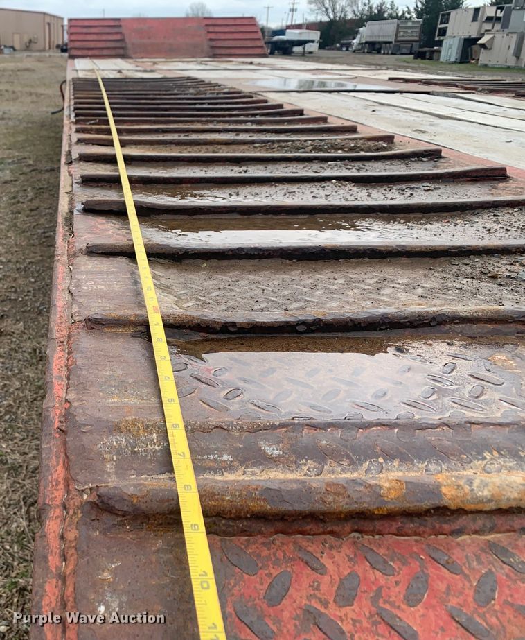 image for item LI9158 2007 Viking VFD46R16F40T  drop deck equipment trailer