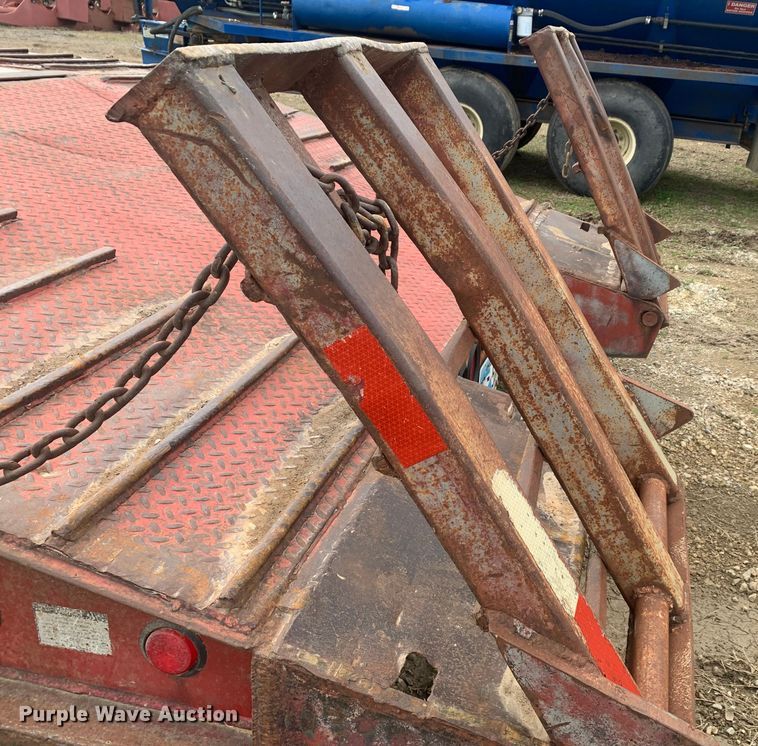 image for item LI9158 2007 Viking VFD46R16F40T  drop deck equipment trailer