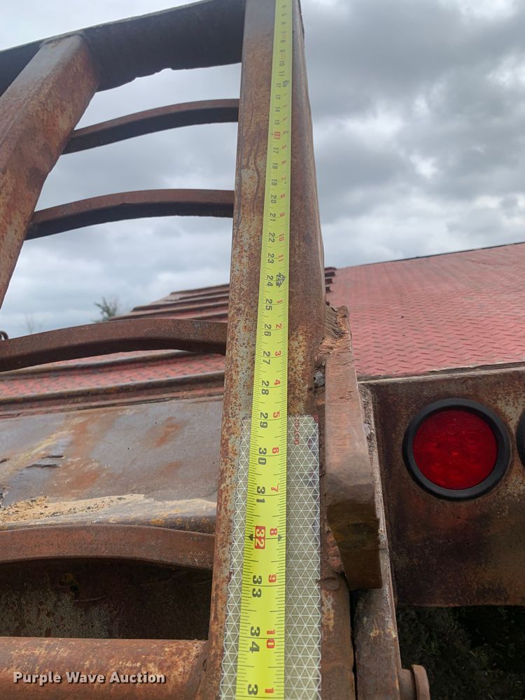 image for item LI9158 2007 Viking VFD46R16F40T  drop deck equipment trailer