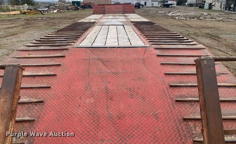 image for item LI9158 2007 Viking VFD46R16F40T  drop deck equipment trailer