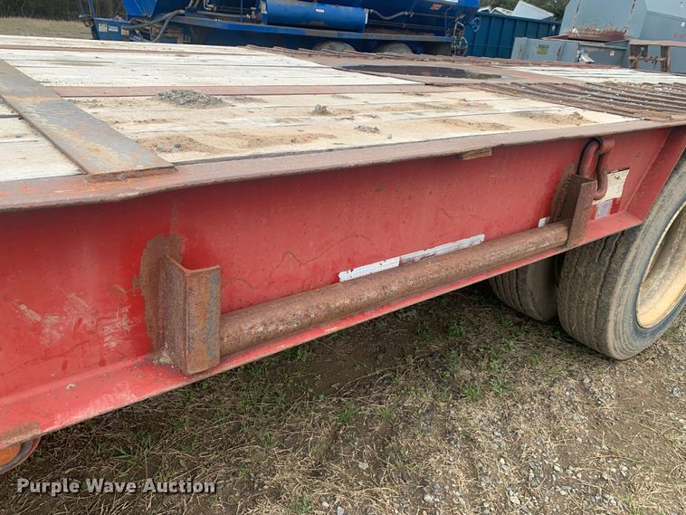 image for item LI9158 2007 Viking VFD46R16F40T  drop deck equipment trailer