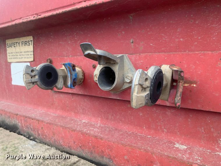 image for item LI9158 2007 Viking VFD46R16F40T  drop deck equipment trailer