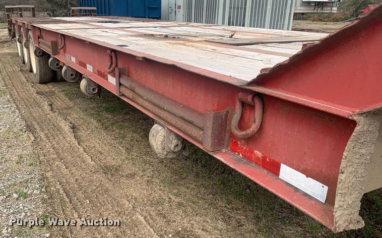 image for item LI9158 2007 Viking VFD46R16F40T  drop deck equipment trailer
