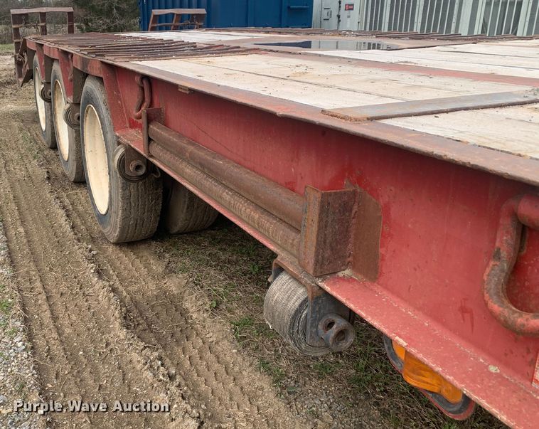 image for item LI9158 2007 Viking VFD46R16F40T  drop deck equipment trailer