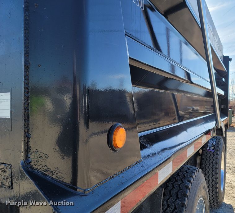 image for item MB9852 2011 Shop built  end dump pup trailer