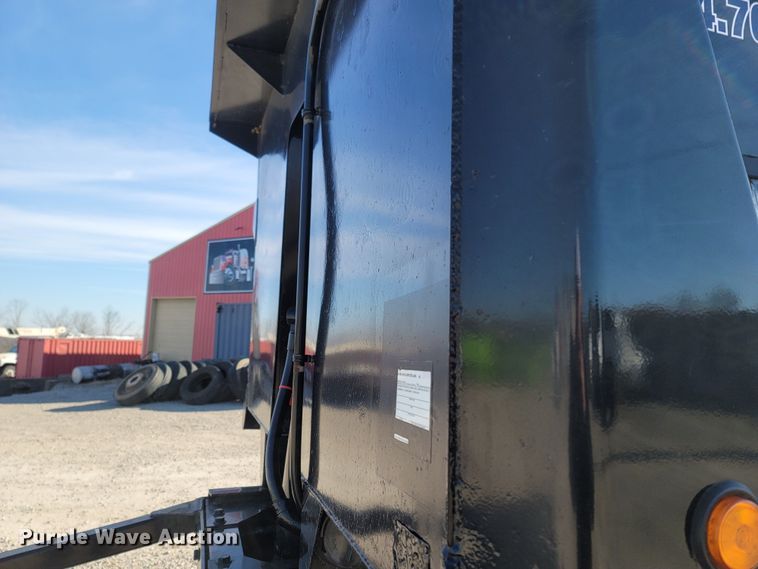 image for item MB9852 2011 Shop built  end dump pup trailer