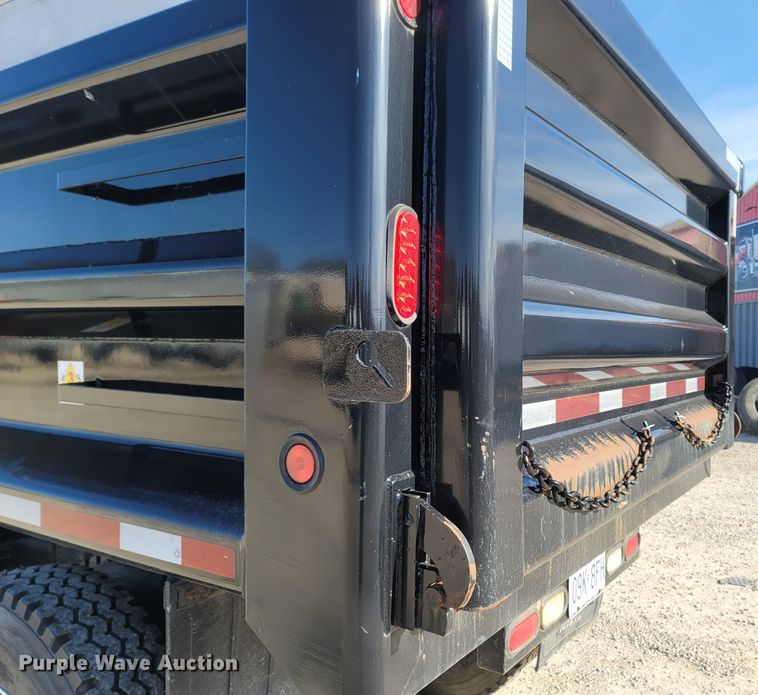 image for item MB9852 2011 Shop built  end dump pup trailer