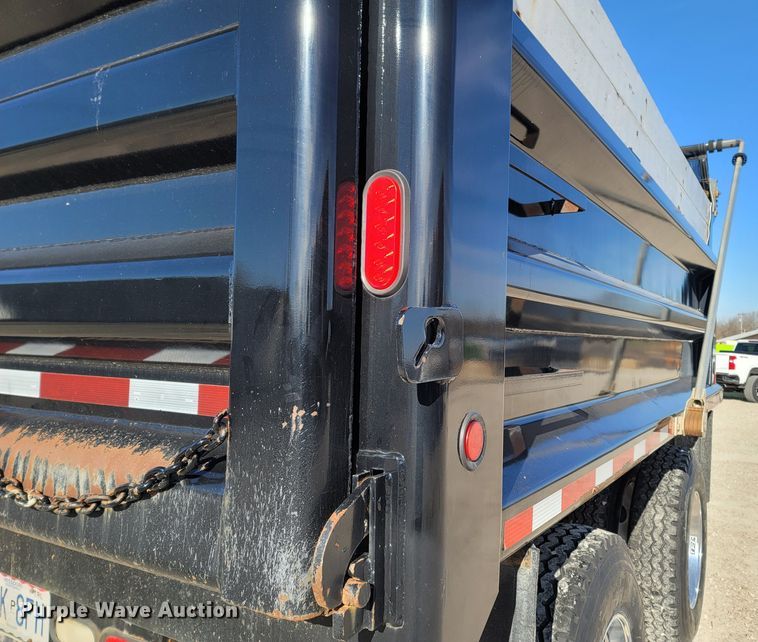 image for item MB9852 2011 Shop built  end dump pup trailer