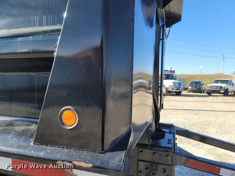 image for item MB9852 2011 Shop built  end dump pup trailer