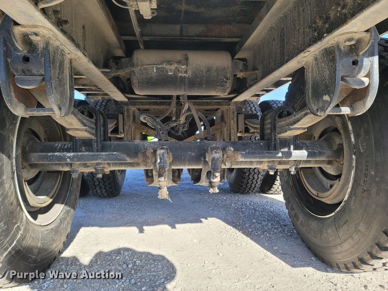 image for item MB9852 2011 Shop built  end dump pup trailer