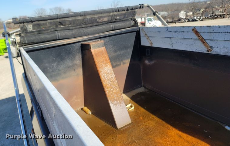 image for item MB9852 2011 Shop built  end dump pup trailer