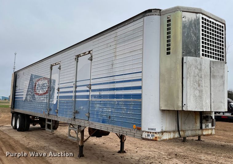 image for item MM9357 1985 Timpte  refrigerated van trailer