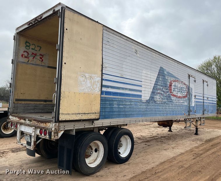 image for item MM9357 1985 Timpte  refrigerated van trailer