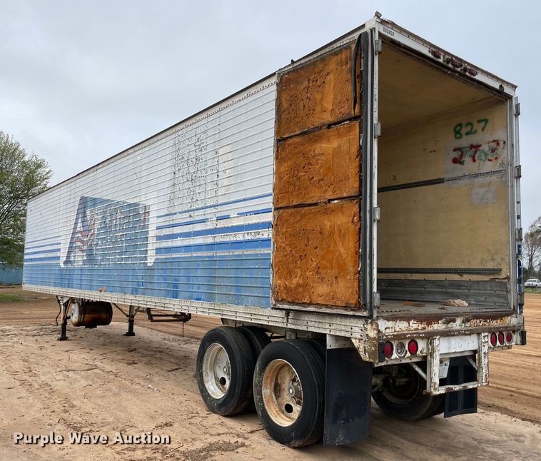 image for item MM9357 1985 Timpte  refrigerated van trailer
