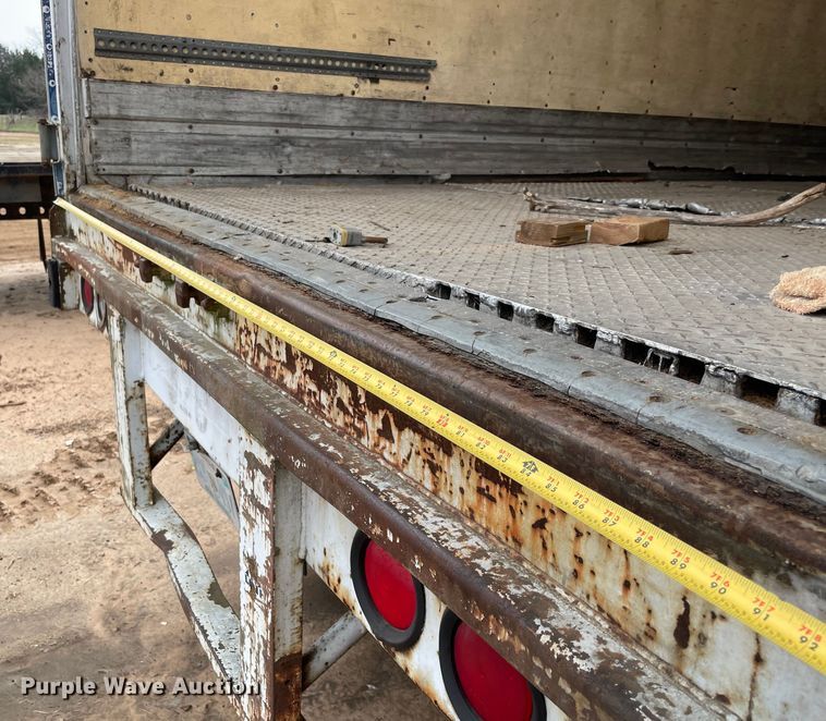 image for item MM9357 1985 Timpte  refrigerated van trailer