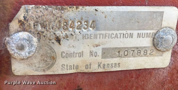 image for item MY9062 1969 Fruehauf  Flatbed trailer