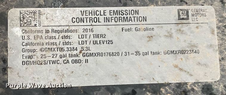 image for item DL7131 2016 Chevrolet Silverado 1500  Crew Cab pickup truck