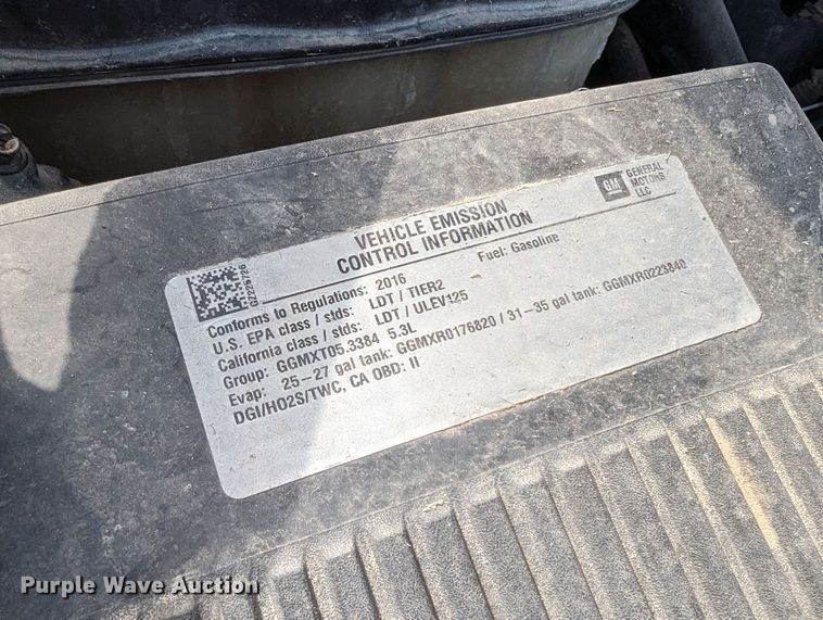 image for item DR6861 2016  Chevrolet Silverado 1500  Double Cab pickup truck