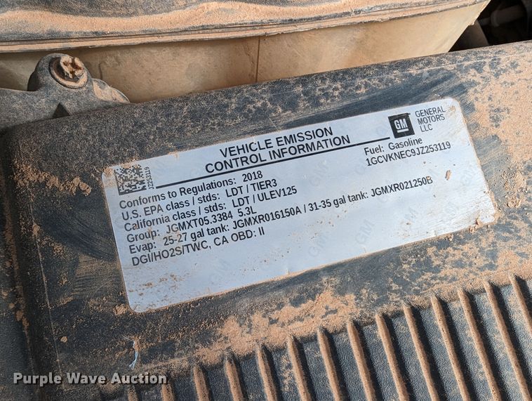 image for item DR6862 2018 Chevrolet Silverado 1500  Double Cab pickup truck