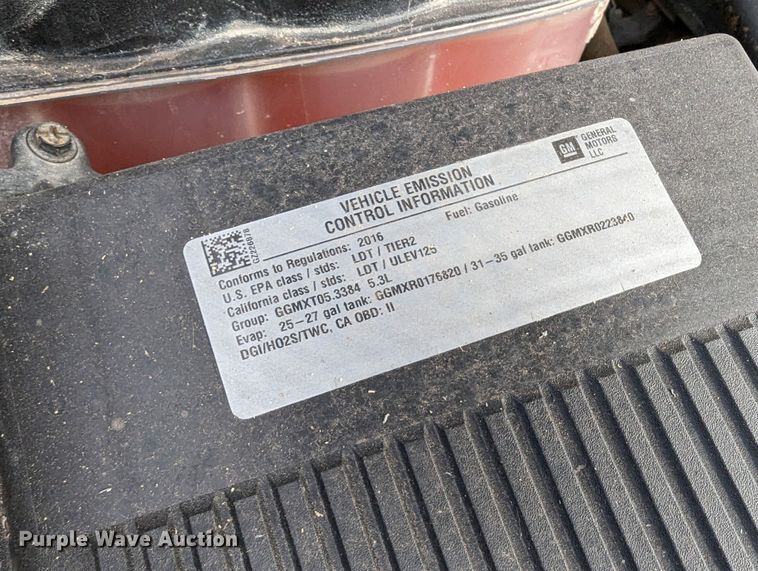 image for item DR6865 2016 Chevrolet Silverado 1500  Double Cab pickup truck