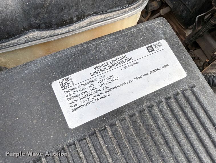 image for item DR6867 2017  Chevrolet Silverado 1500  Double Cab pickup truck