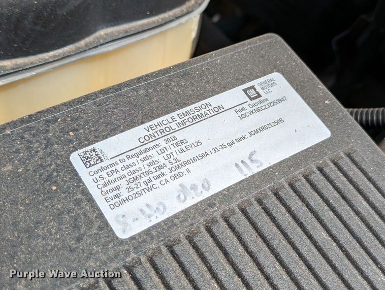 image for item DR6874 2018 Chevrolet Silverado 1500  Double Cab pickup truck