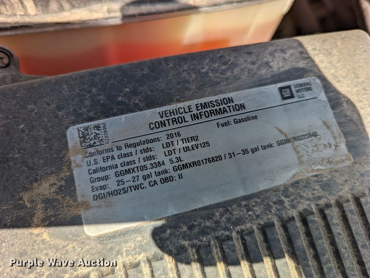 image for item DR6880 2016  Chevrolet Silverado 1500  Double Cab pickup truck