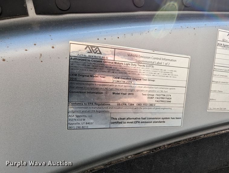 image for item DR6884 2015 Chevrolet Silverado 1500  Double Cab pickup truck