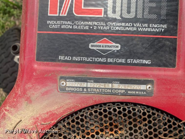 image for item LI9141 1998 Murray 42590X92A  lawn mower