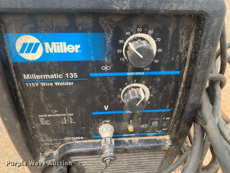image for item LI9145 Miller Millermatic 135  welder