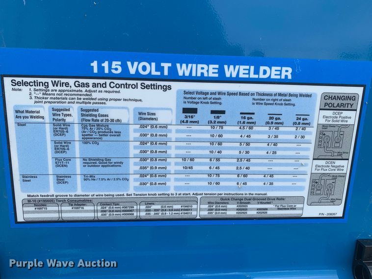image for item LI9145 Miller Millermatic 135  welder