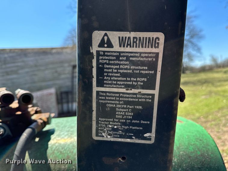 image for item LR9559 1990 John Deere 2755  MFWD tractor