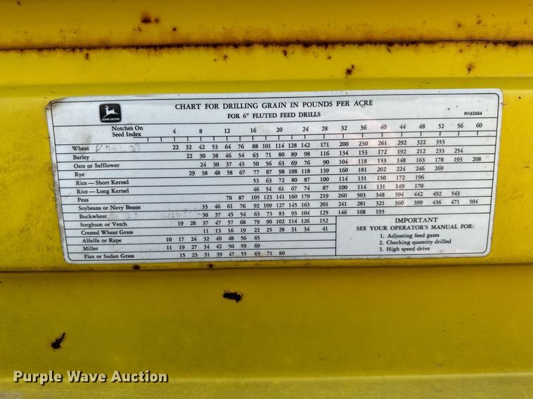 image for item LR9561 John Deere 8300  grain drill