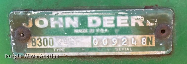 image for item LR9561 John Deere 8300  grain drill