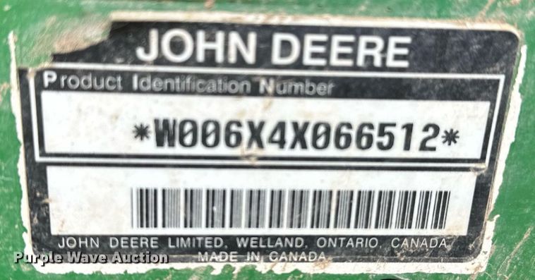 image for item LR9567 2002 John Deere 6X4 Gator  utility vehicle