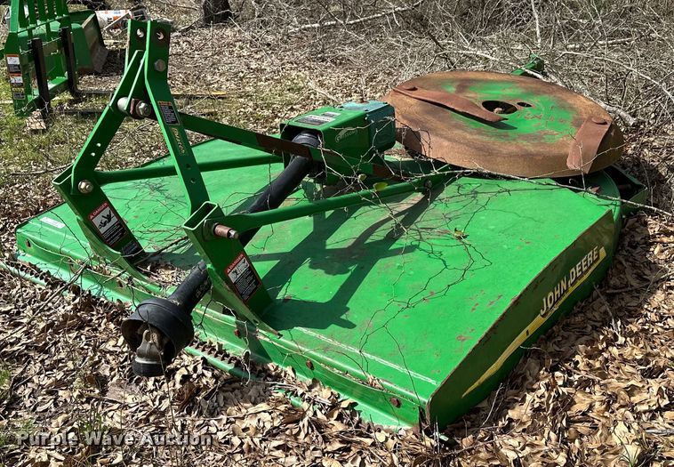 John Deere MX6 rotary mower in Wilburton, OK Item LR9568 sold