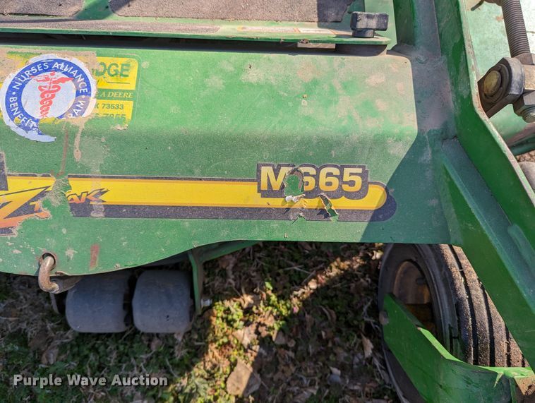 image for item MN9795 John Deere M665  ZTR lawn mower