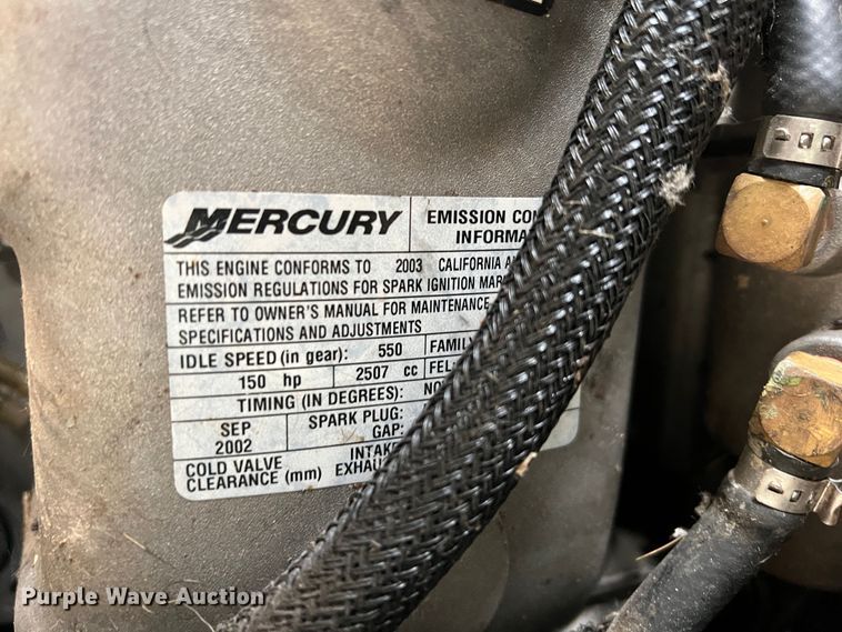 image for item MQ9846 2003 Mercury Optimax 150  outboard engine