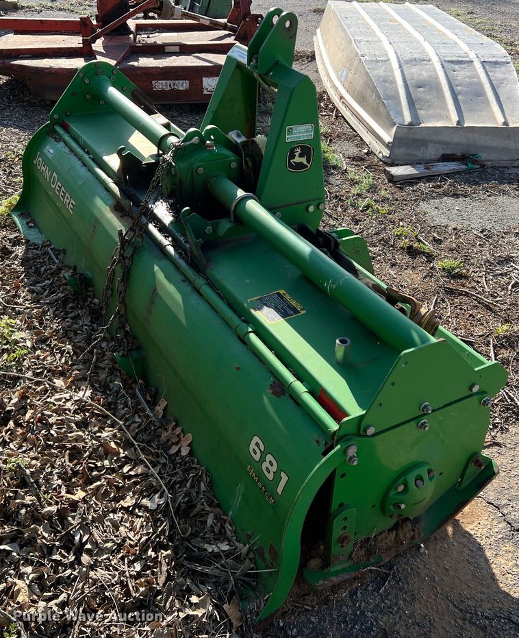 image for item MQ9854 John Deere 681  tiller