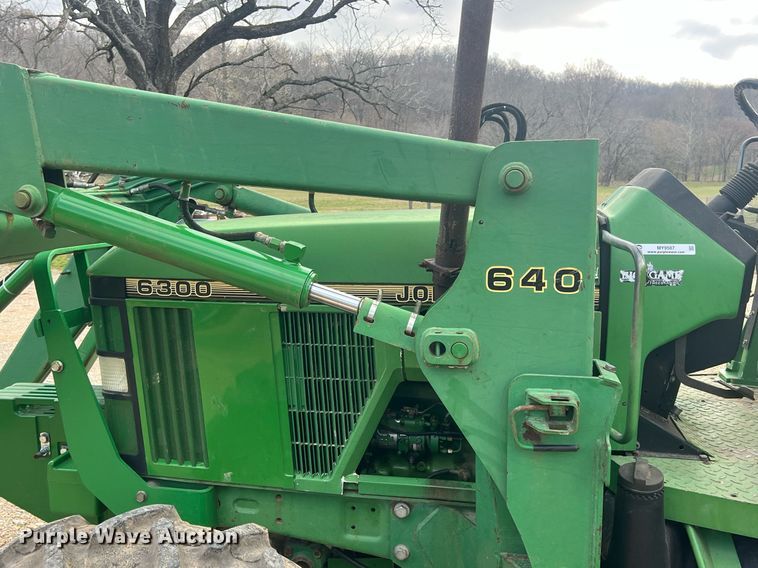 image for item MY9587 1994 John Deere 6300  MFWD tractor